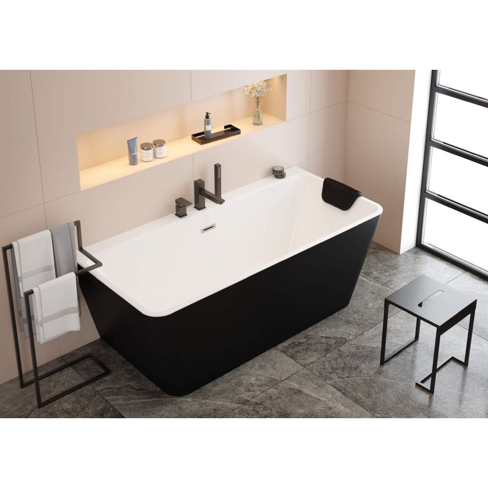 Tetiera cada baie culoare neagra Deante [3]