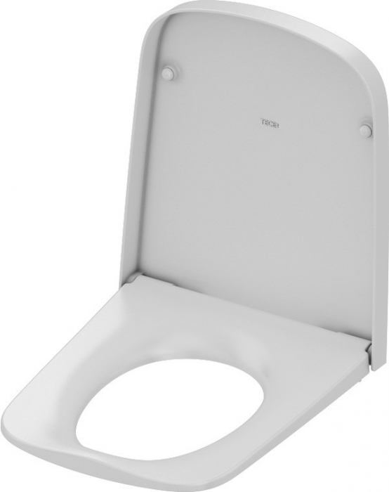 Toaletă suspendată TECEone cu funcție de bideu, apă rece, Rimless, alb si capac inclus [5]