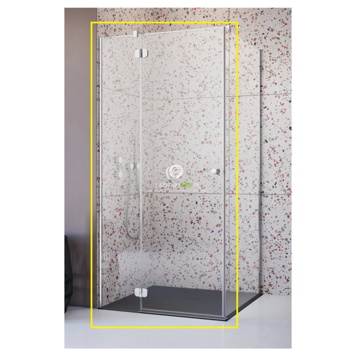 Usa frontala de dus Radaway Torrenta KDJ 120x195 cm, crom, deschidere stanga