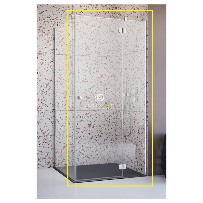 Usa frontala de dus Radaway Torrenta KDJ 120x195 cm, crom, deschidere dreapta