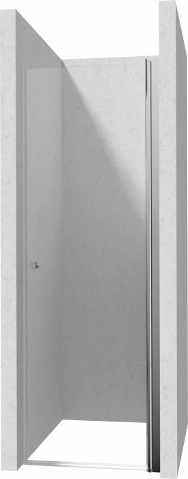 Usa de dus, batanta, sticla 6mm, 50x200 cm, profil crom, Deante Kerria Plus
