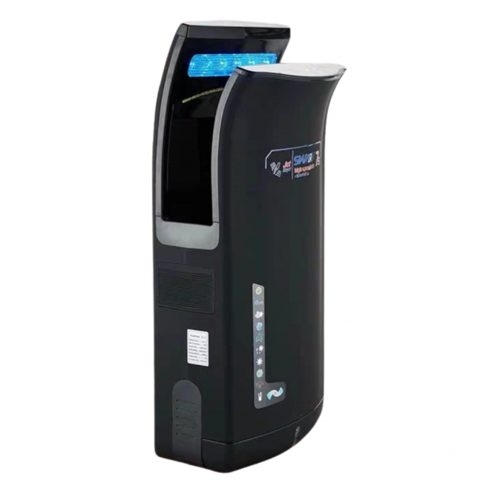 Uscator maini senzor Jet Drayer, filtru Hepa, 2000W uscare rapida aer cald rece, negru Mat [2]