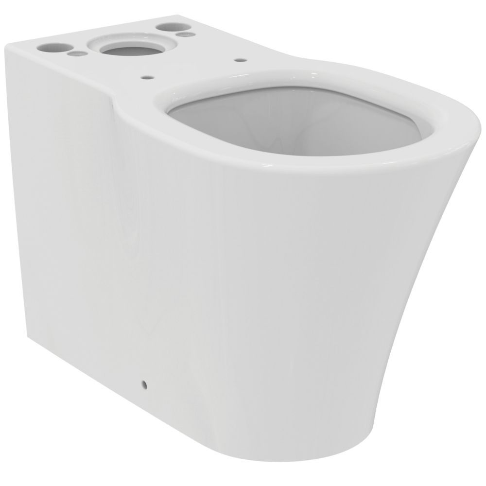 Vas wc stativ Ideal Standard Connect Air AquaBlade alb lucios back to wall