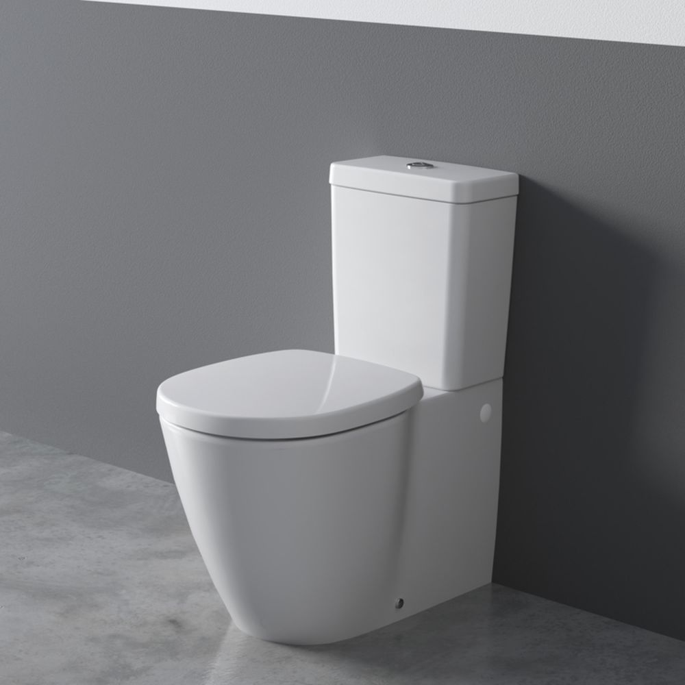 Vas wc stativ Ideal Standard Connect II AquaBlade alb lucios back to wall [6]