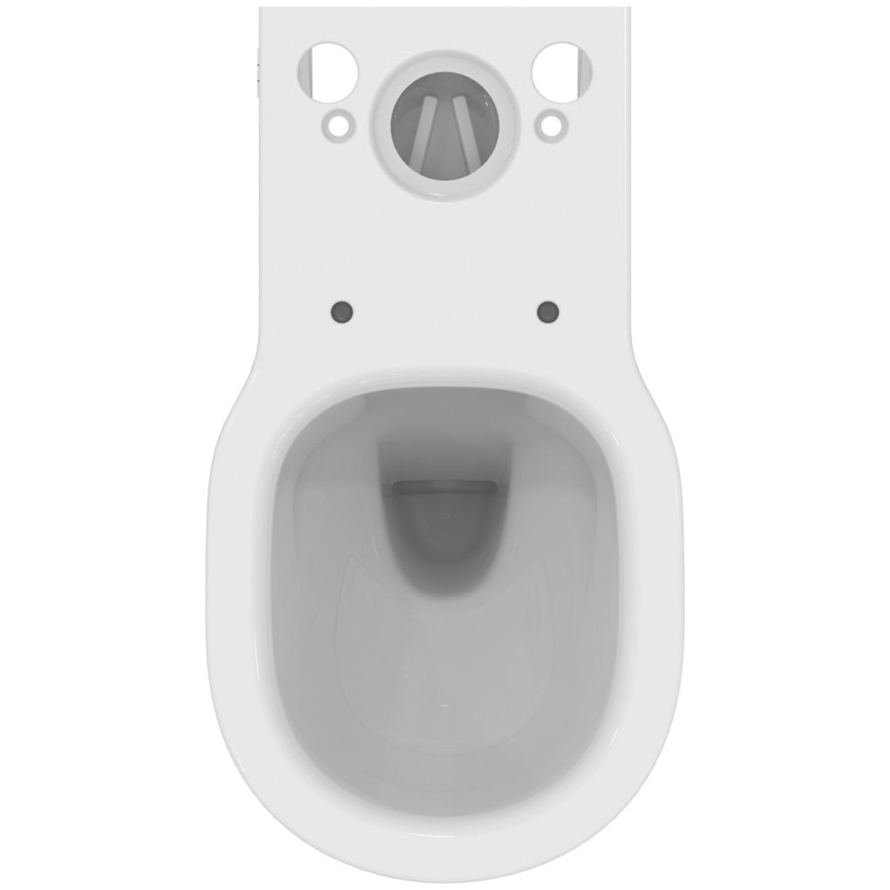 Vas wc stativ Ideal Standard Connect II AquaBlade alb lucios back to wall [3]