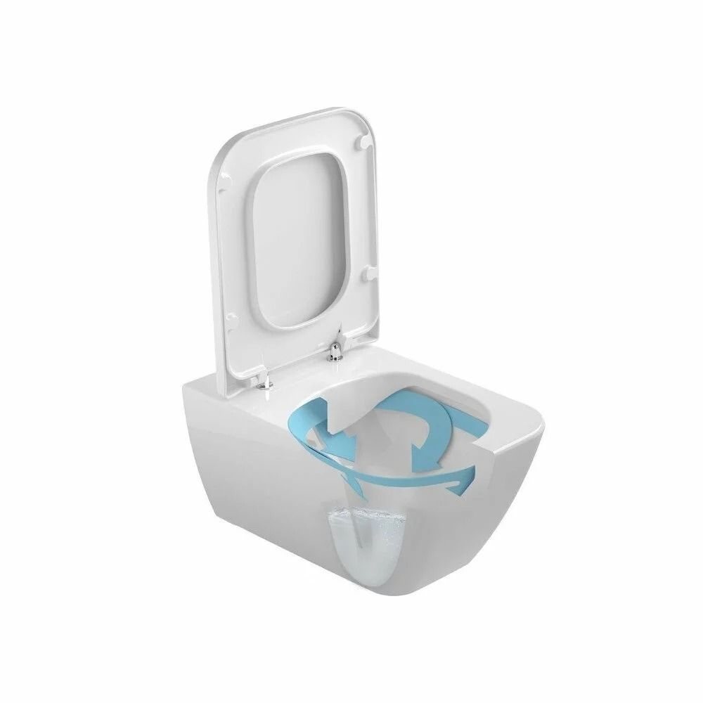 Vas wc suspendat rimless Gala Emma, alb [2]