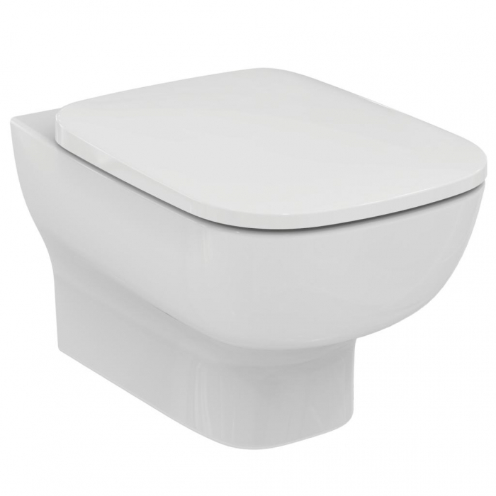 Vas wc suspendat, alb, pentru rezervor incastrat, Ideal Standard Esedra [3]
