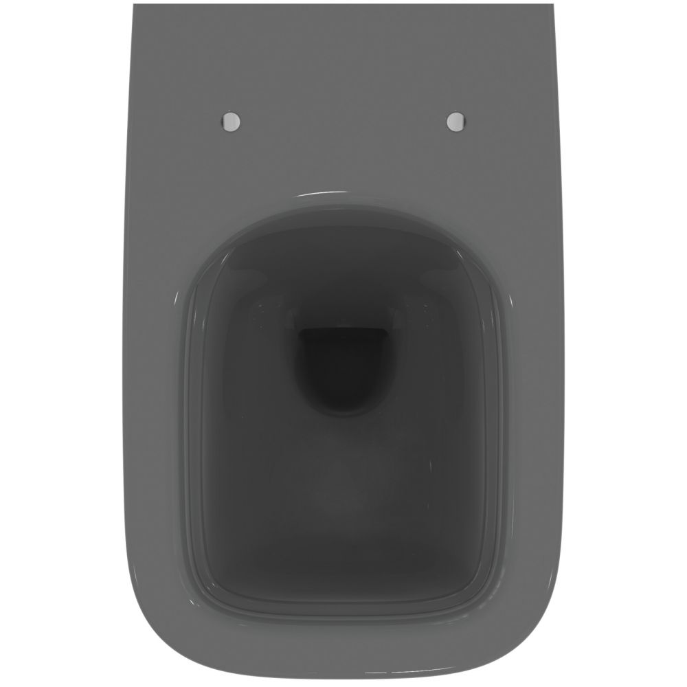 Vas wc stativ rimless plus Ideal Standard i.life B gri lucios back to wall [4]