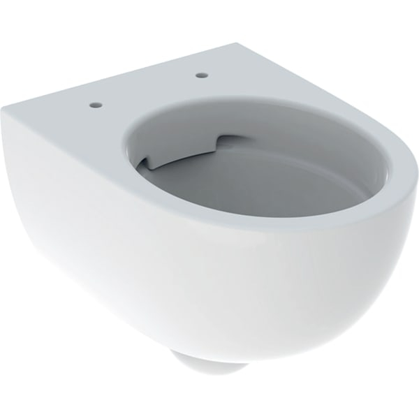 Set vas wc rimless suspendat cu capac din duroplast, soft close, alb lucios, Geberit Selnova Compact [2]