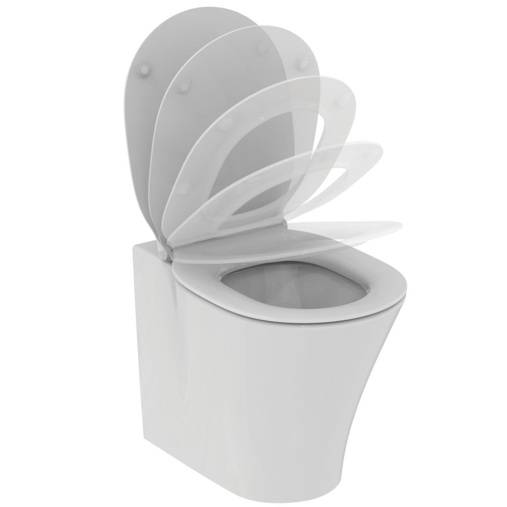 Vas wc stativ Ideal Standard Connect Air II AquaBlade alb lucios back to wall cu capac inclus [2]