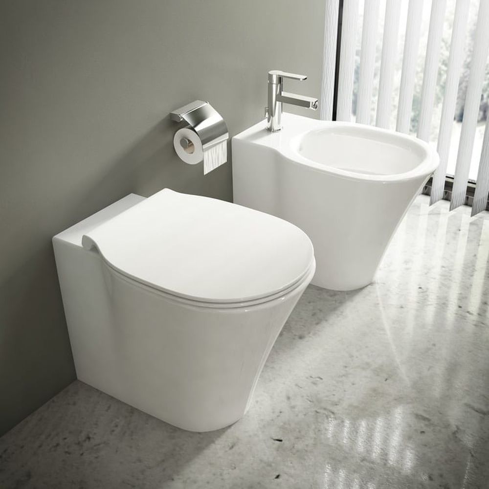 Vas wc stativ Ideal Standard Connect Air II AquaBlade alb lucios back to wall cu capac inclus [4]