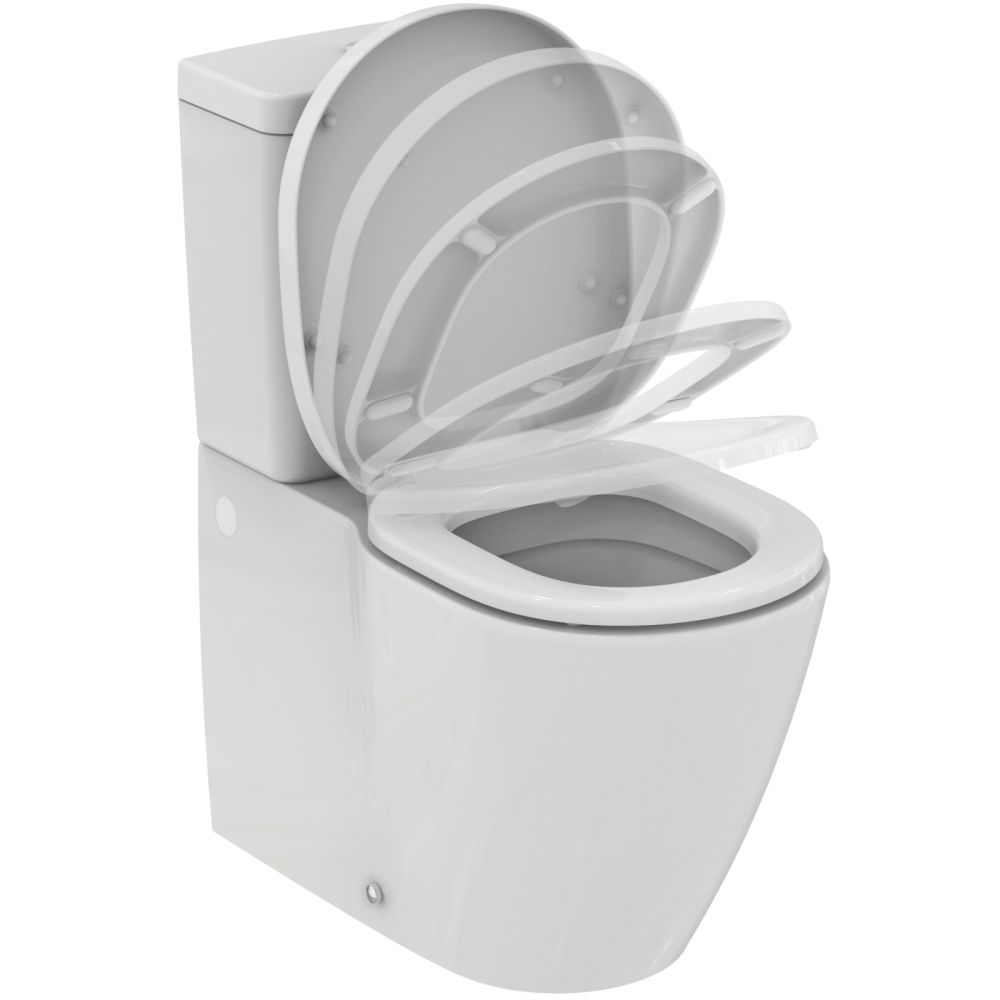 Vas wc stativ Ideal Standard Connect alb lucios back to wall cu rezervor si capac inclus [2]