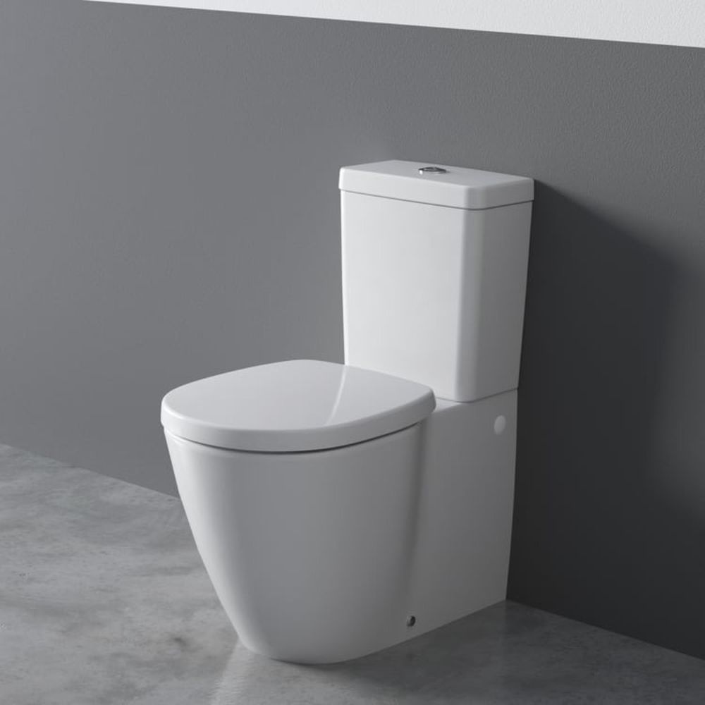 Vas wc stativ Ideal Standard Connect II AquaBlade alb lucios back to wall cu rezervor si capac inclus [3]