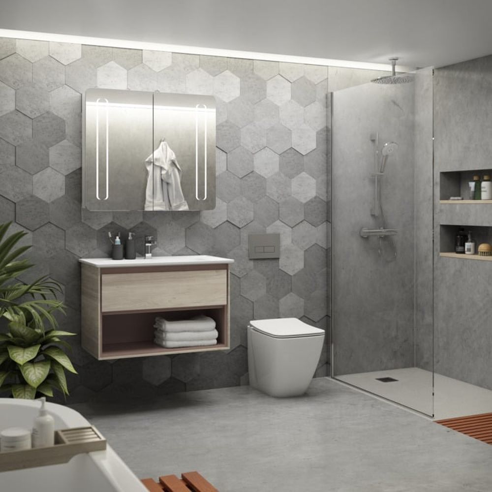 Vas wc stativ Ideal Standard Strada II AquaBlade alb lucios back to wall cu capac inclus [4]