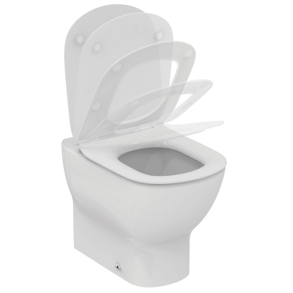 Vas wc stativ Ideal Standard Tesi AquaBlade alb lucios back to wall cu capac inclus [2]