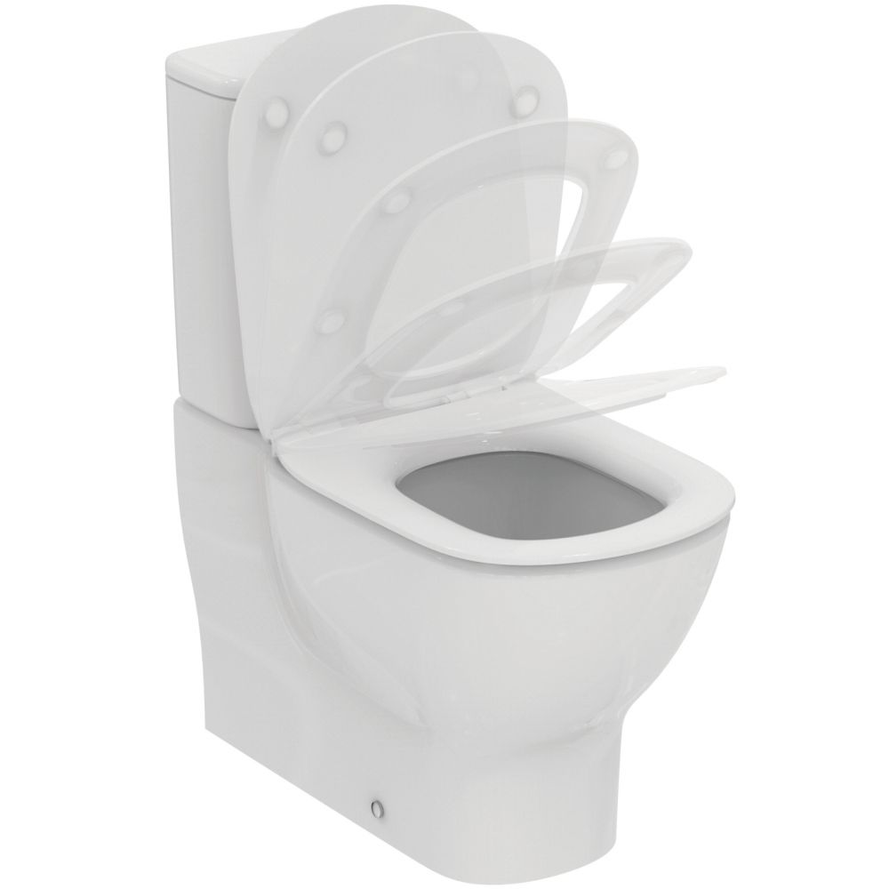 Vas wc stativ Ideal Standard Tesi AquaBlade alb lucios back to wall cu rezervor si capac inclus [2]