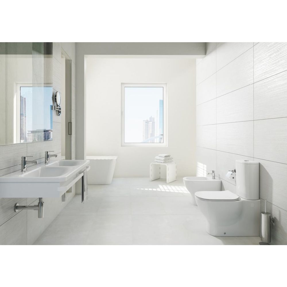 Vas wc stativ Ideal Standard Tesi AquaBlade alb lucios back to wall cu rezervor si capac inclus [3]