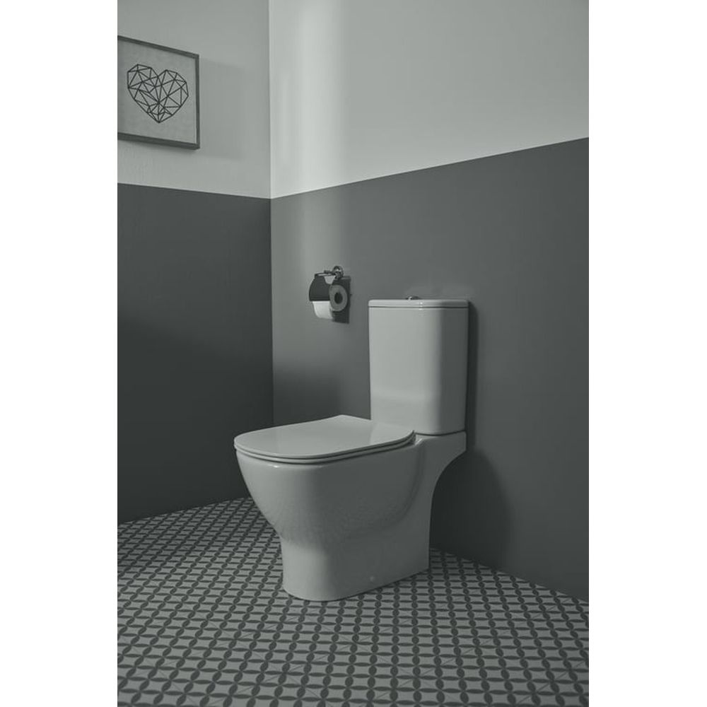 Vas wc stativ Ideal Standard Tesi AquaBlade alb lucios cu rezervor si capac inclus [5]