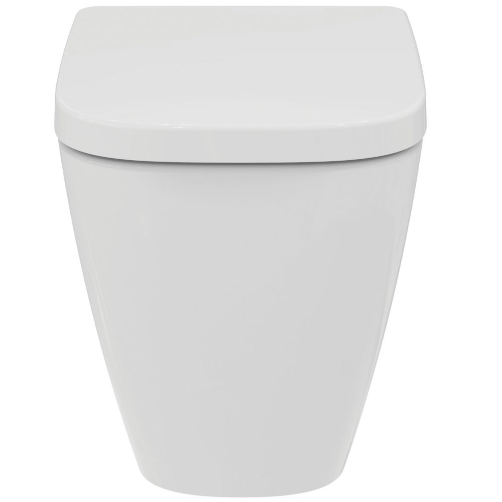 Vas wc stativ rimless plus Ideal Standard i.life B alb lucios back to wall cu capac inclus [2]