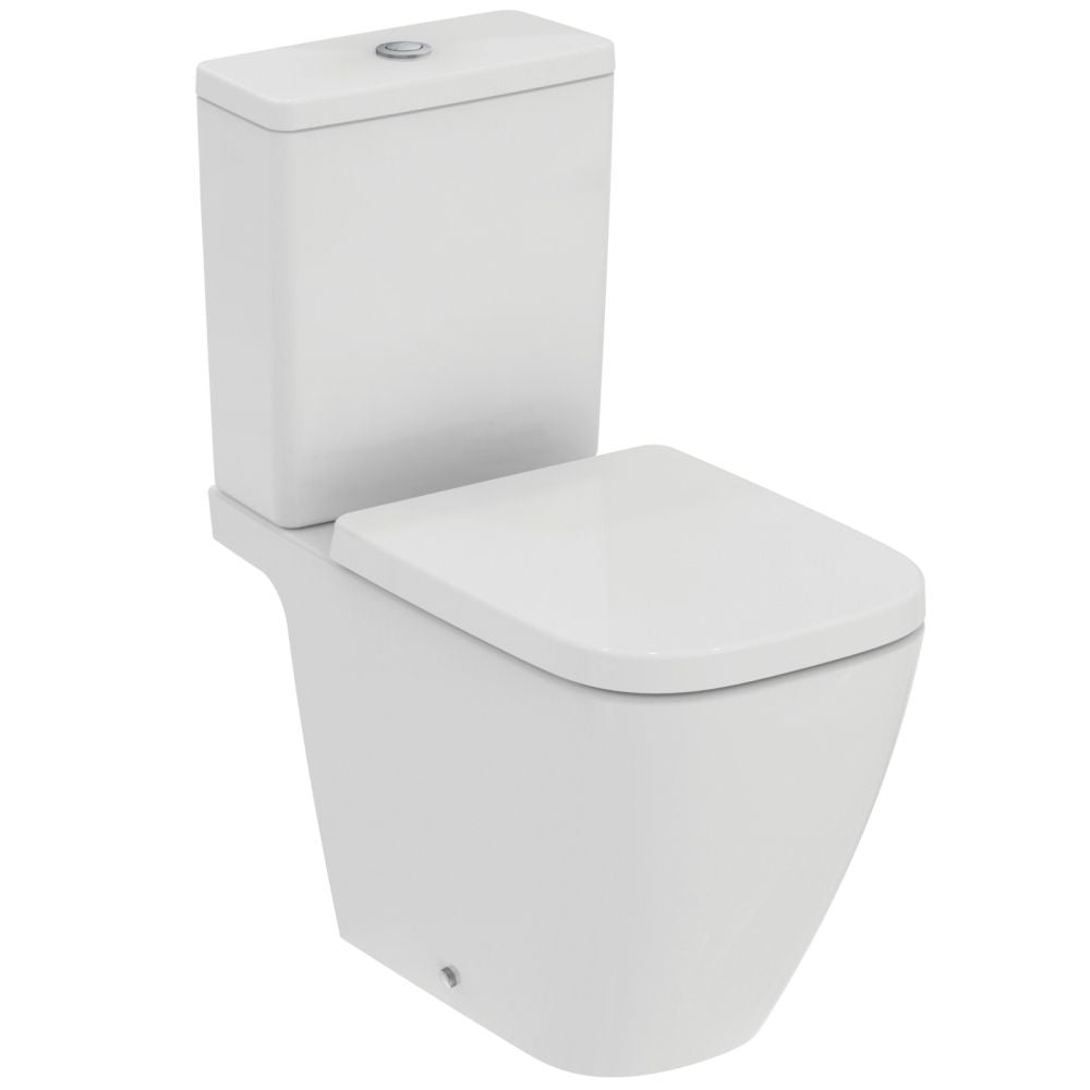 Vas wc stativ rimless Ideal Standard i.life B cu functie bideu, rezervor si capac slim inclus