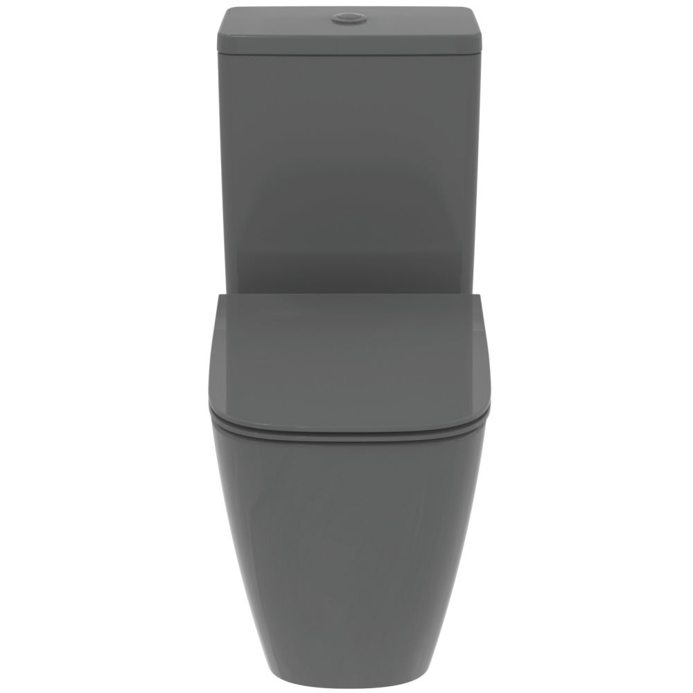 Vas wc stativ rimless plus Ideal Standard i.life B gri lucios cu rezervor si capac inclus [2]