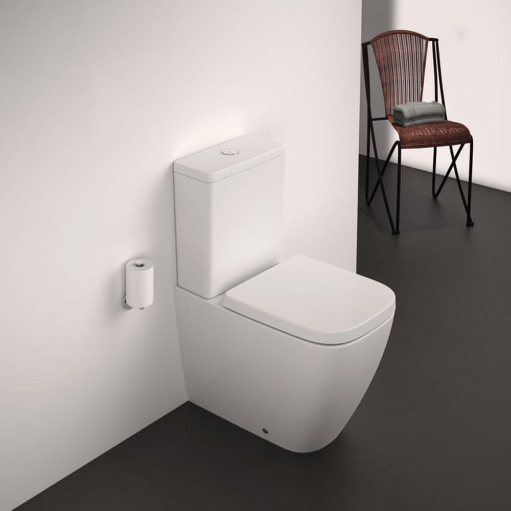 Vas wc stativ rimless plus Ideal Standard i.life S alb cu rezervor si capac inclus [5]