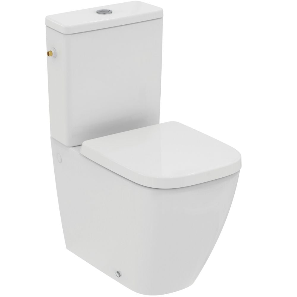 Vas wc stativ rimless plus Ideal Standard i.life S alb cu rezervor si capac inclus