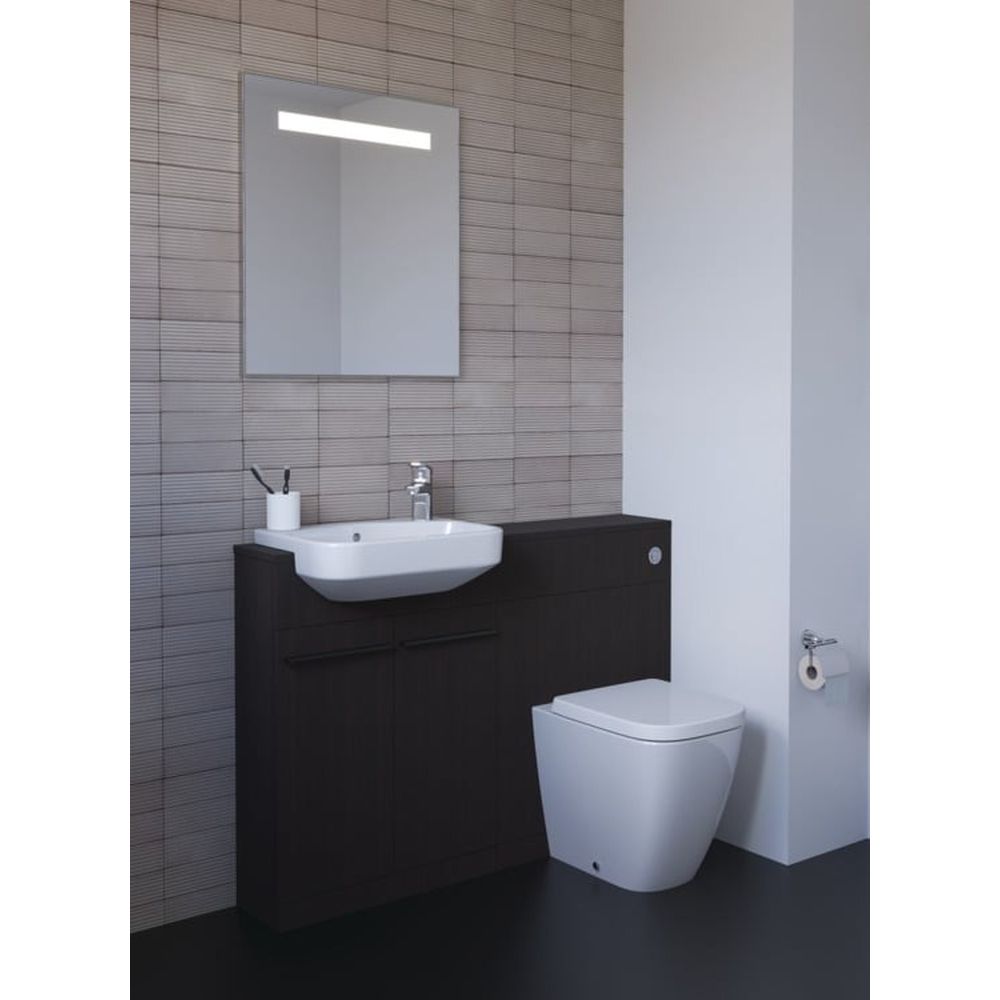 Vas wc stativ rimless plus Ideal Standard i.life S alb lucios back to wall cu capac inclus [7]