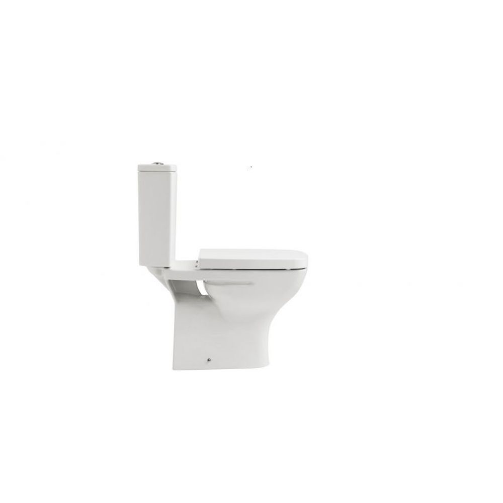 Vas wc stativ Gala Street Square Dual pentru rezervor aparent, alb [2]