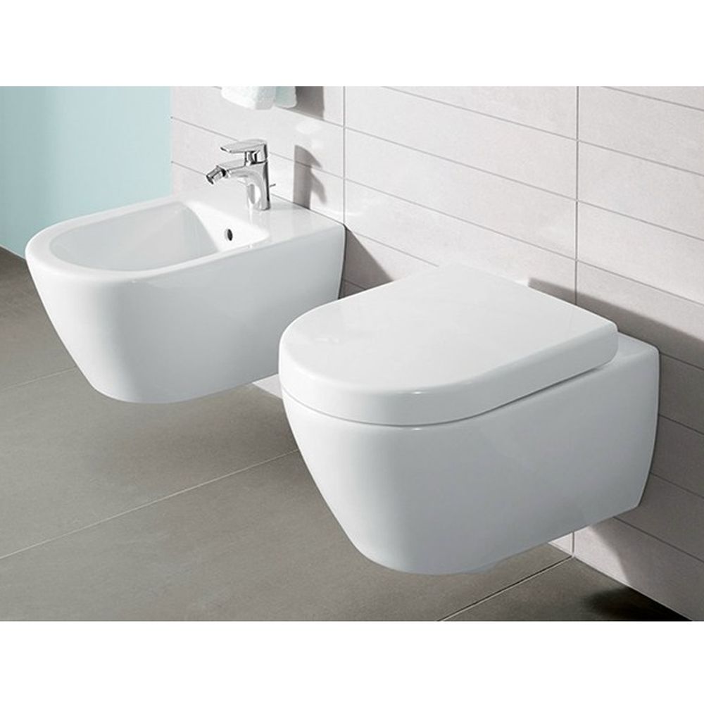 Vas wc suspendat alb, cu sistem fixare ascuns, Subway 2.0, COMPACT, Villeroy & Boch [2]