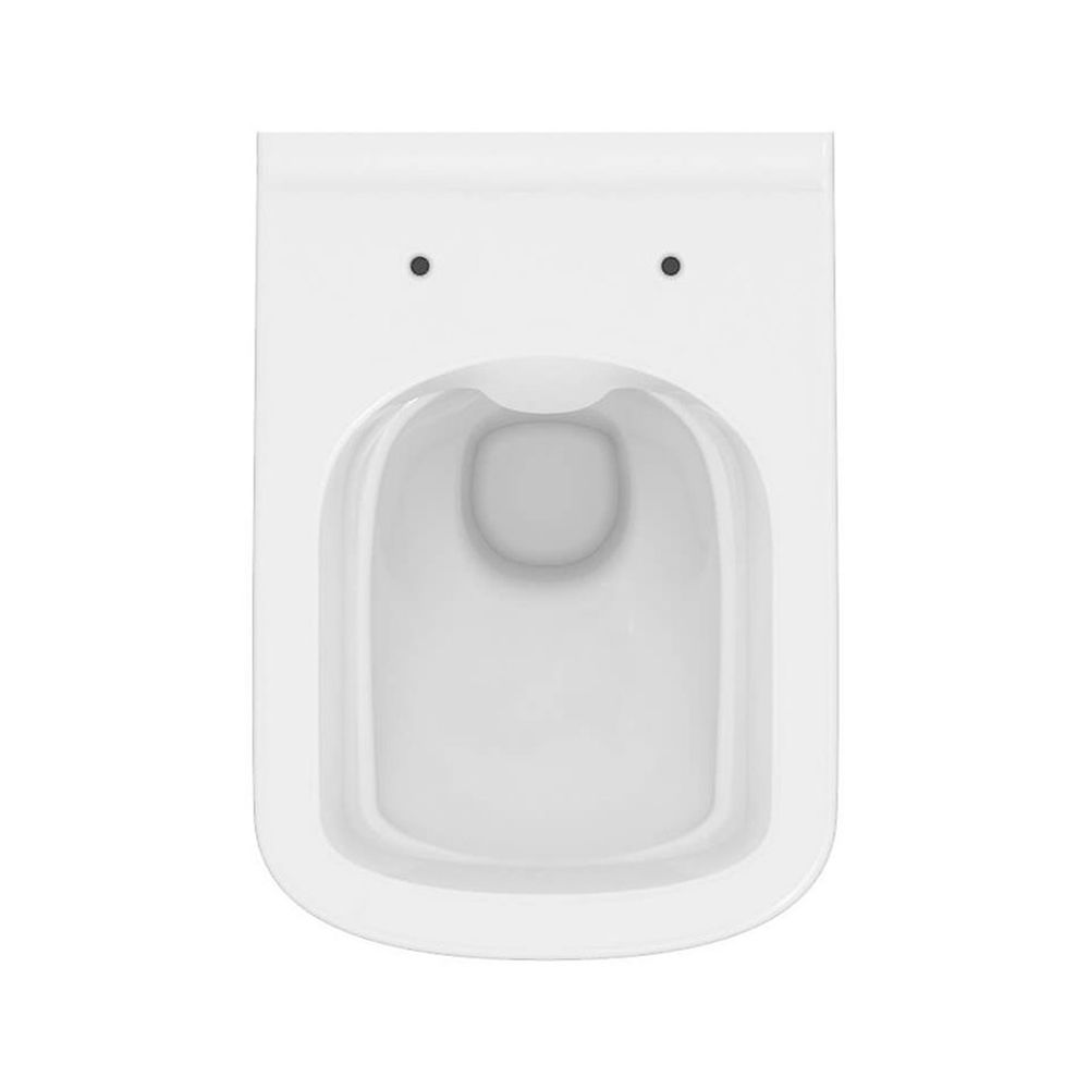 Vas wc suspendat CleanOn Cersanit City Square cu capac soft close inclus, alb [2]