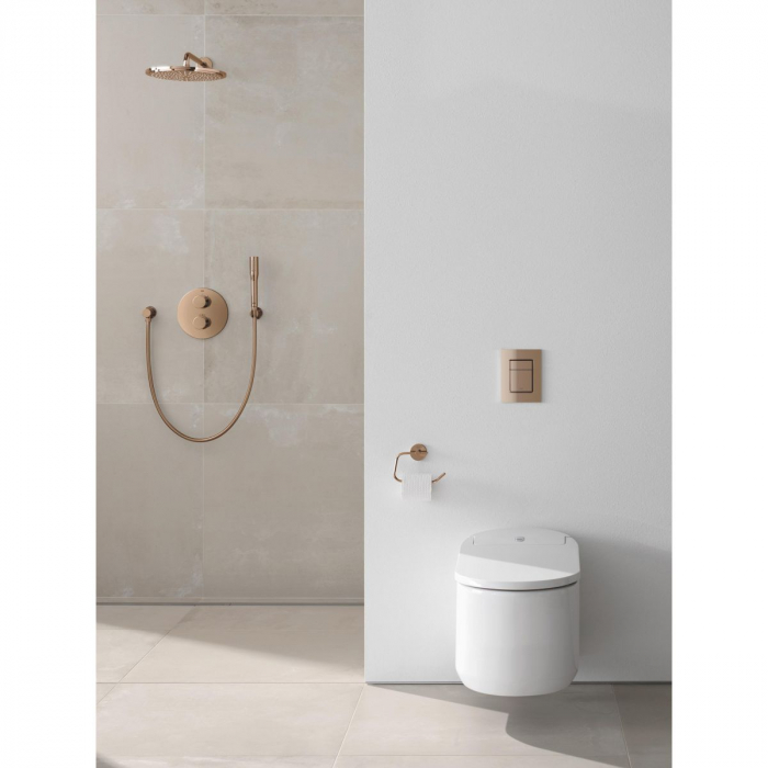 Vas wc suspendat cu functie bideu Grohe Sensia Arena capac soft close inclus, alb [6]