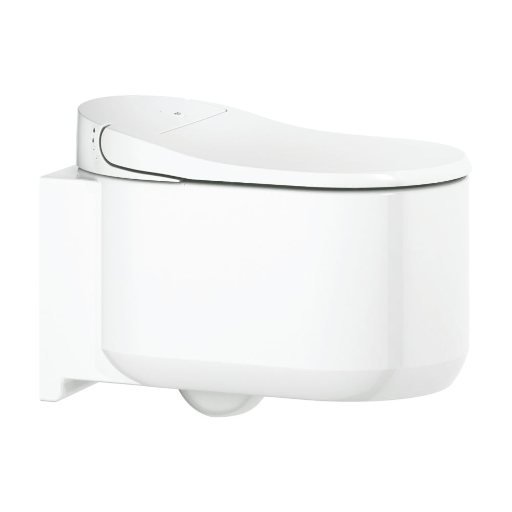 Vas wc suspendat cu functie bideu Grohe Sensia Arena capac soft close inclus, alb [2]
