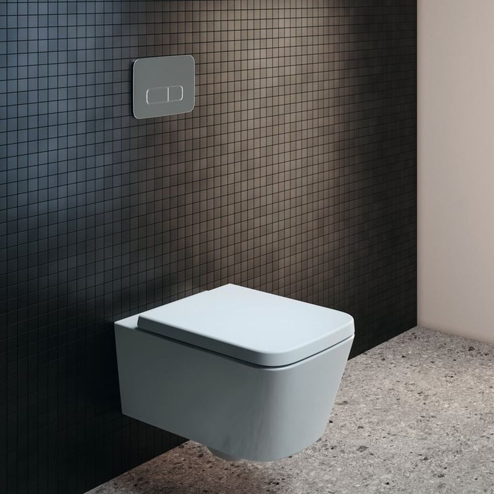 Vas wc suspendat Ideal Standard Blend Cube AquaBlade alb lucios cu capac soft close inclus [5]
