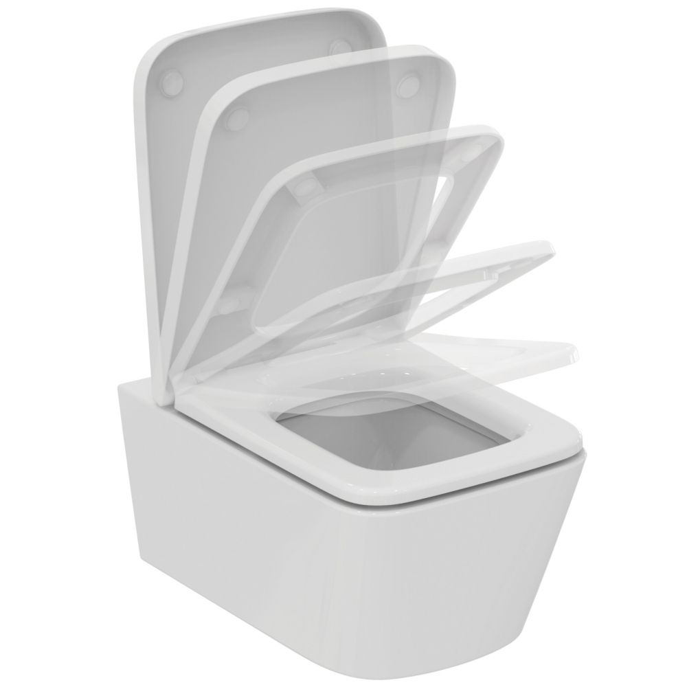 Vas wc suspendat Ideal Standard Blend Cube AquaBlade alb lucios cu capac soft close inclus [2]