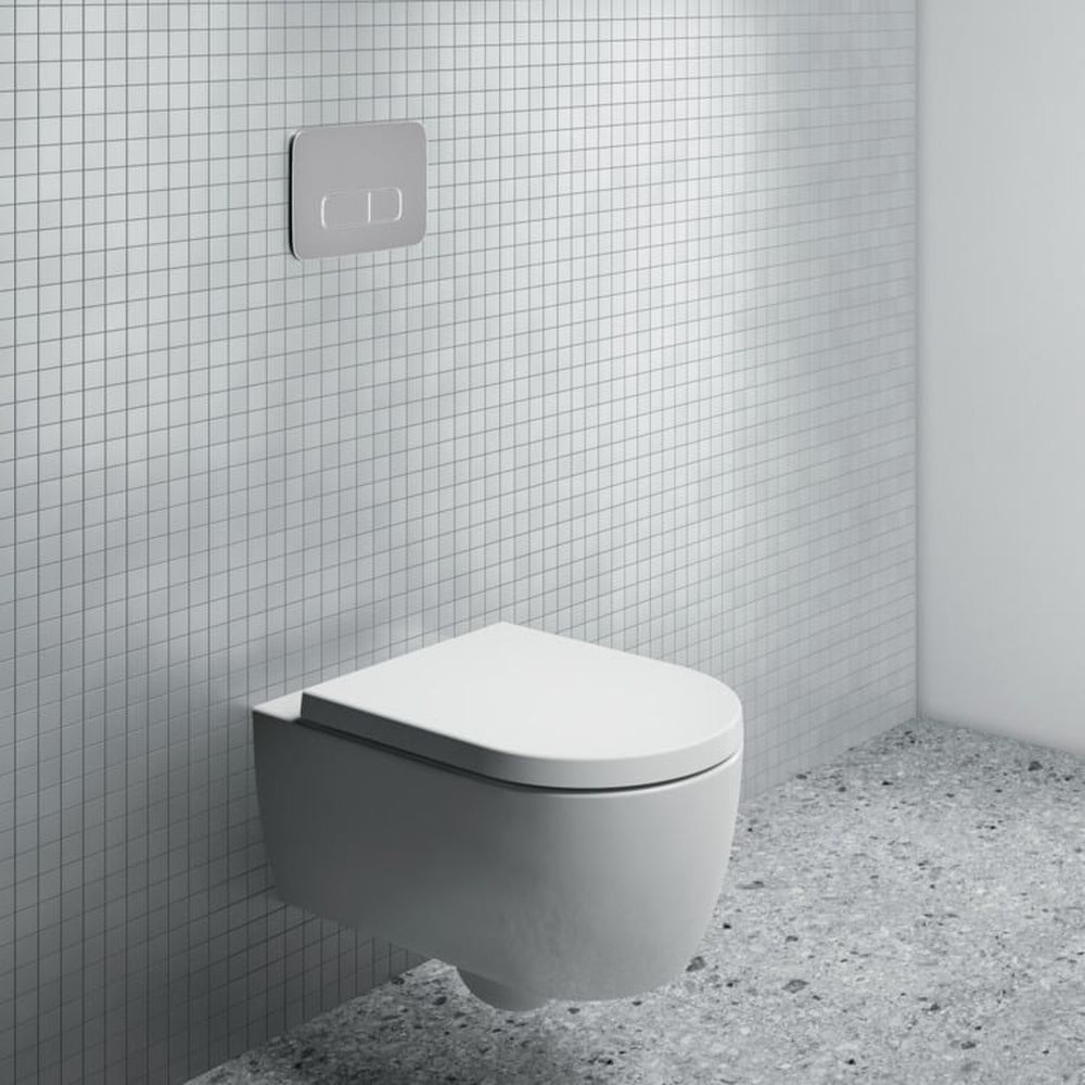 Vas wc suspendat Ideal Standard Blend Curve AquaBlade alb lucios cu capac inclus [5]