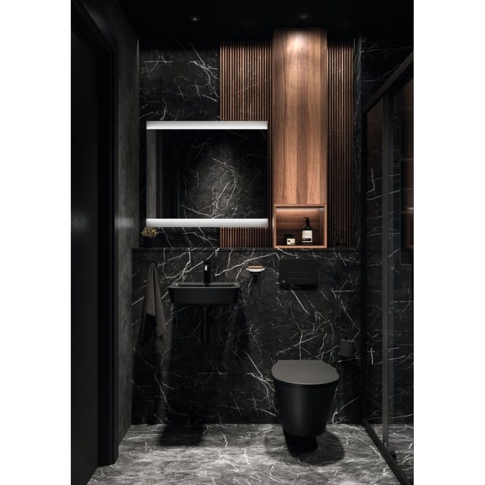 Vas wc suspendat Ideal Standard Connect Air AquaBlade negru mat cu capac soft close inclus [4]