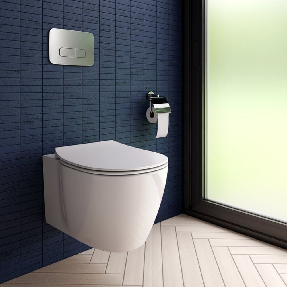 Vas wc suspendat Ideal Standard Connect AquaBlade alb lucios cu capac soft close inclus [3]