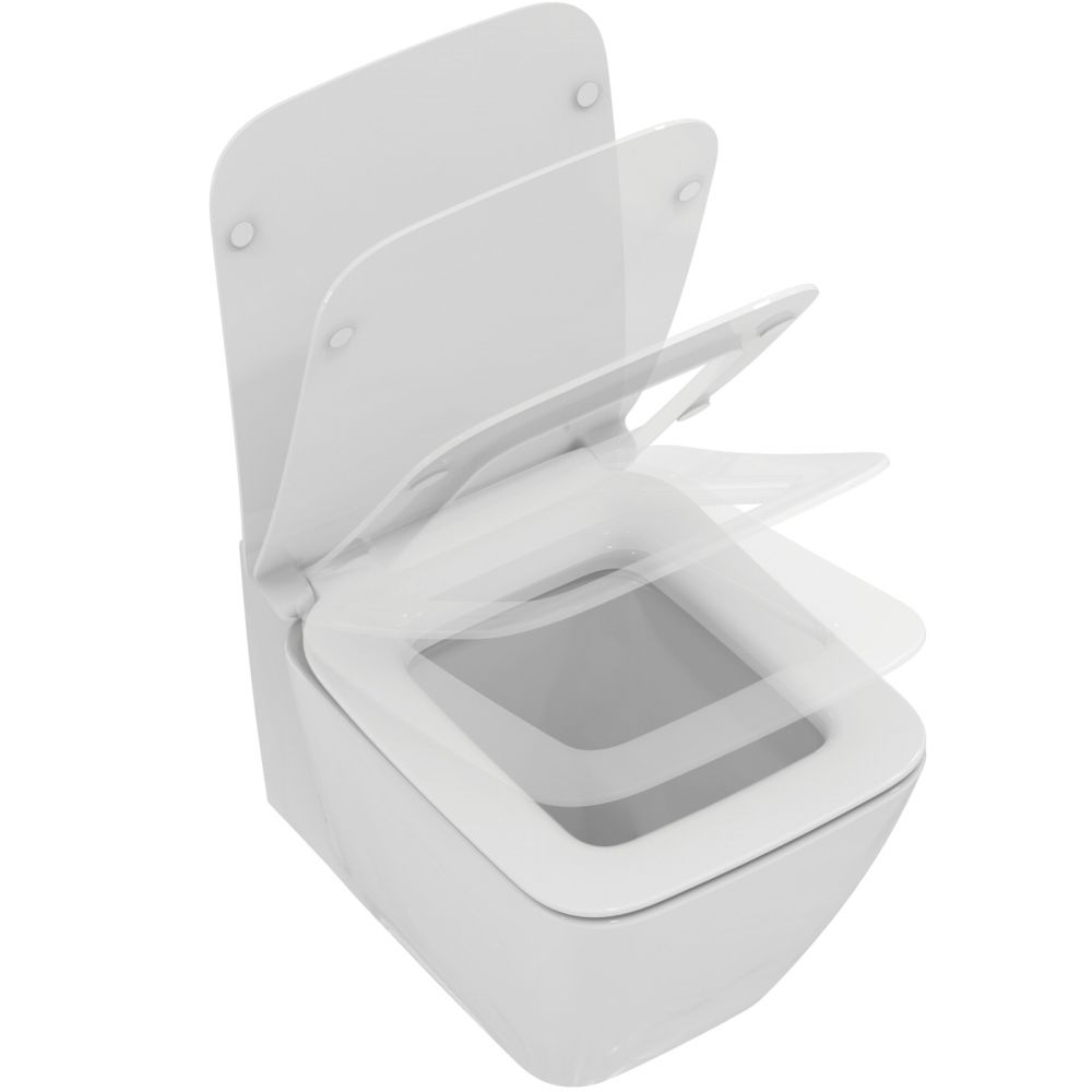 Vas wc suspendat Ideal Standard Strada II AquaBlade alb lucios cu capac soft close inclus [2]
