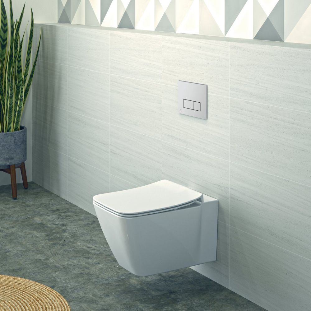 Vas wc suspendat Ideal Standard Strada II AquaBlade alb lucios cu capac soft close inclus [3]