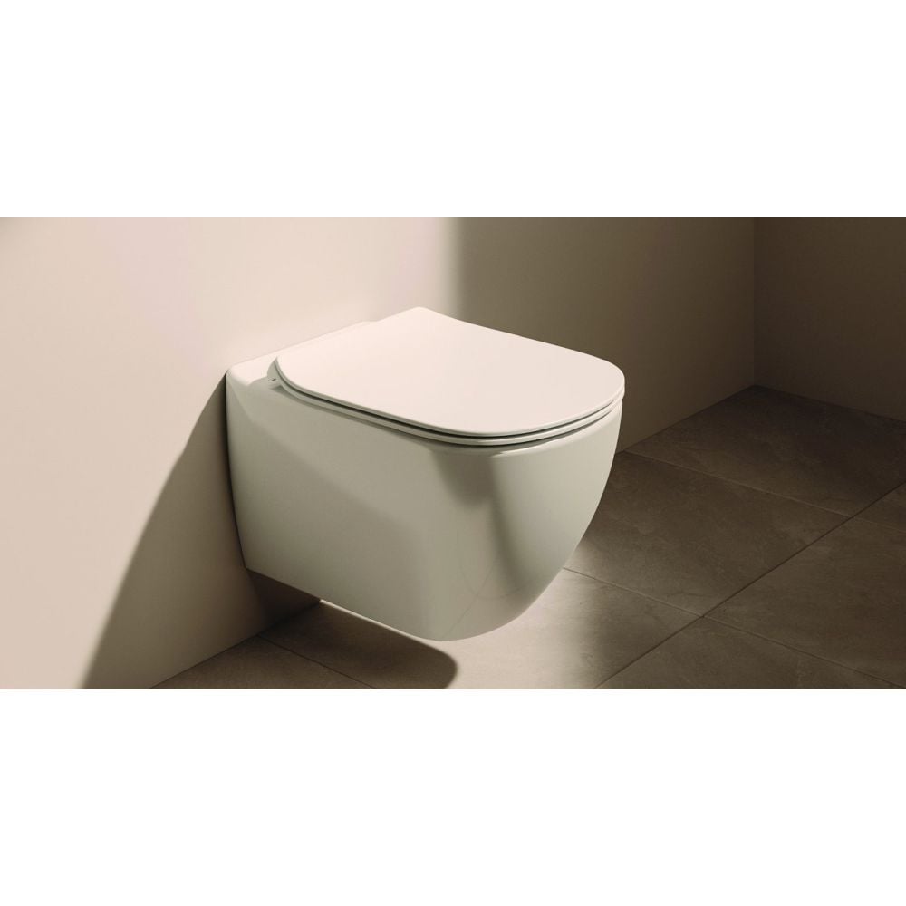 Vas wc suspendat Ideal Standard Tesi AquaBlade alb lucios cu capac inclus [3]