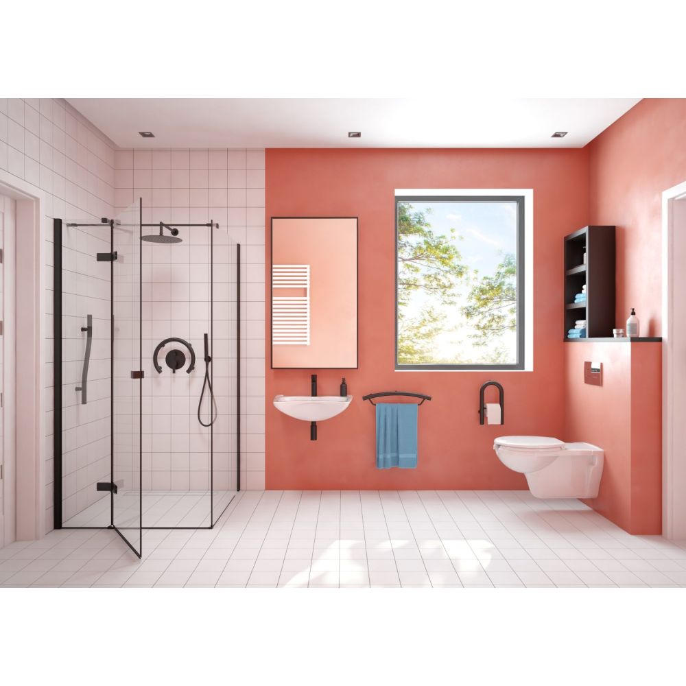 Vas wc suspendat pentru persoane cu dizabilitati Deante Vital, capac soft close inclus, alb [2]