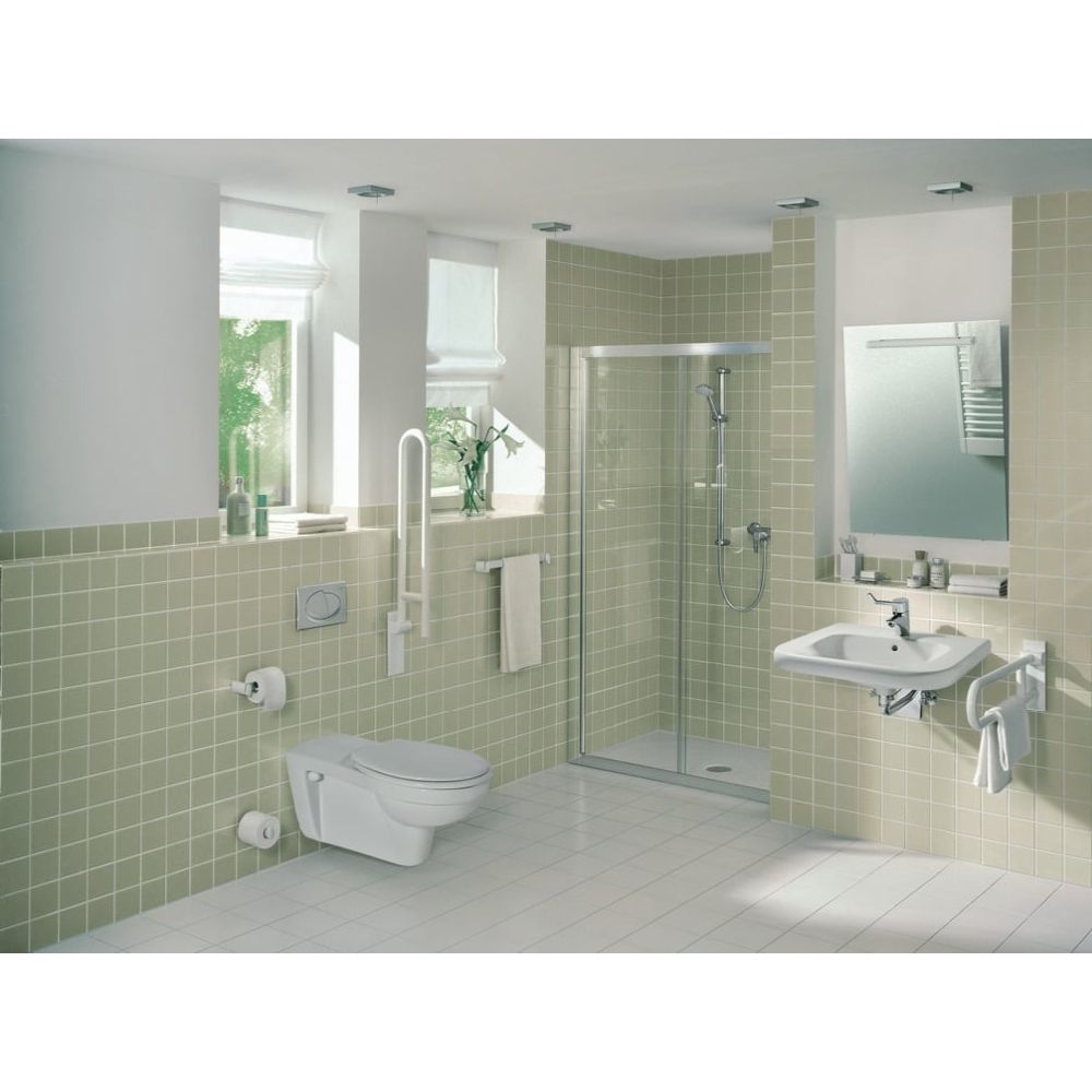 Vas wc suspendat pentru persoane cu dizabilitati Ideal Standard Contour 21 alb cu capac inclus [2]