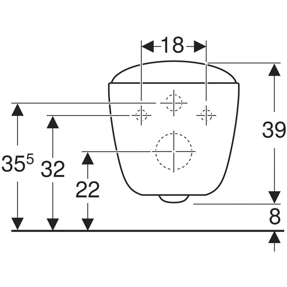 Vas Wc suspendat rimless alb Geberit, Citterio [6]