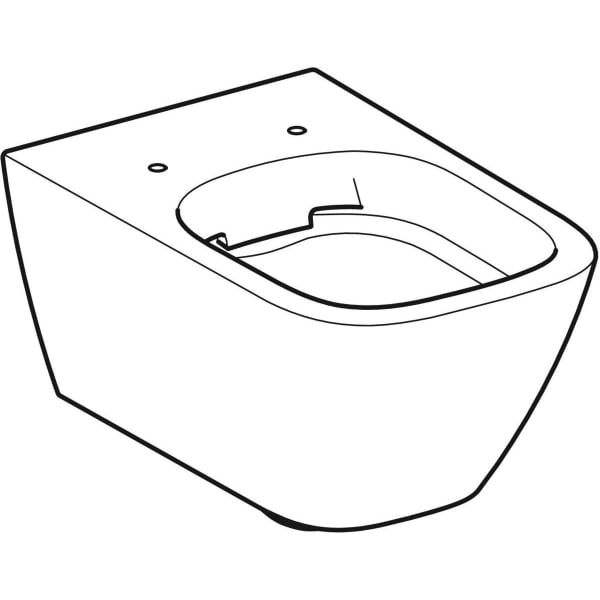 Vas wc suspendat rimless, alb lucios, Geberit Smyle Square [2]