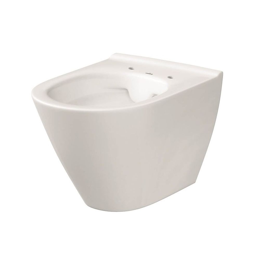Vas wc suspendat rimless Cersanit City Oval cu capac soft close inclus, alb lucios [2]