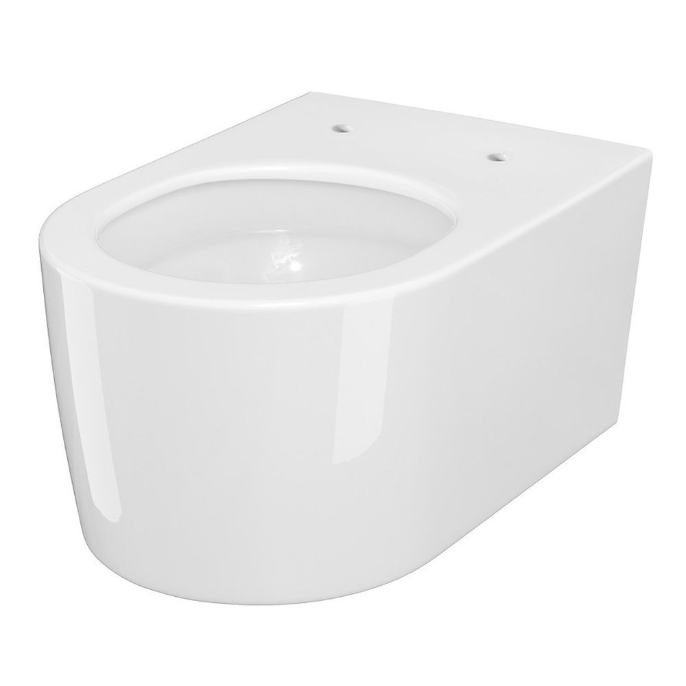 Vas wc suspendat rimless cu capac soft close Cersanit Inverto Stream On, alb [2]