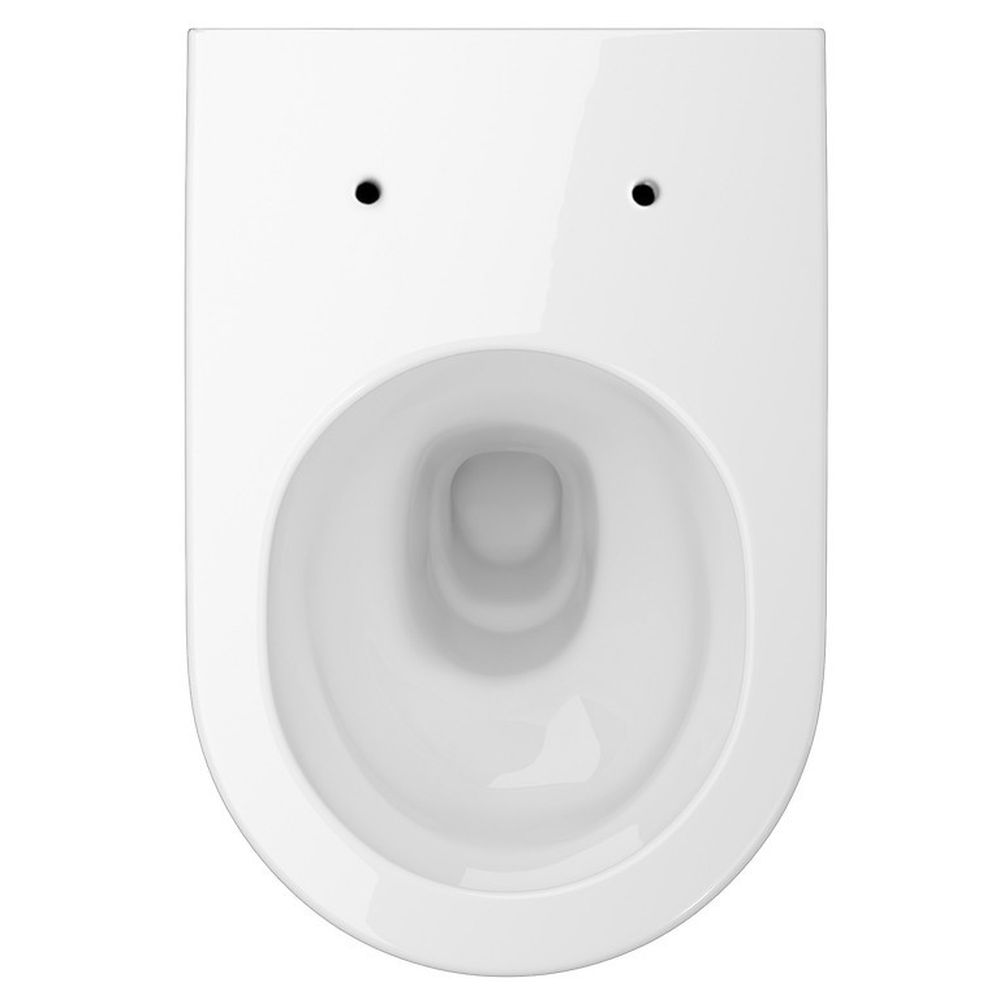 Vas wc suspendat rimless cu capac soft close Cersanit Inverto Stream On, alb [3]