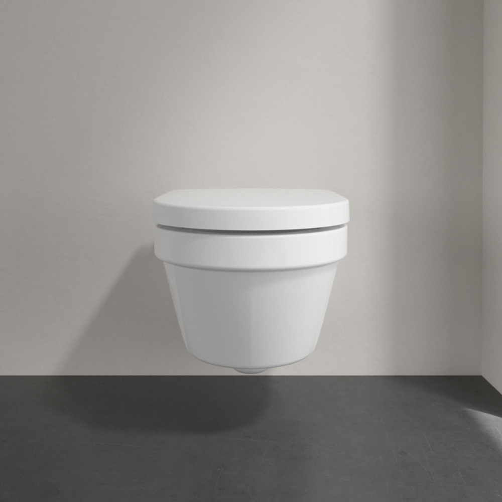 Vas wc suspendat rimless cu capac soft close Villeroy & Boch, Architectura [3]