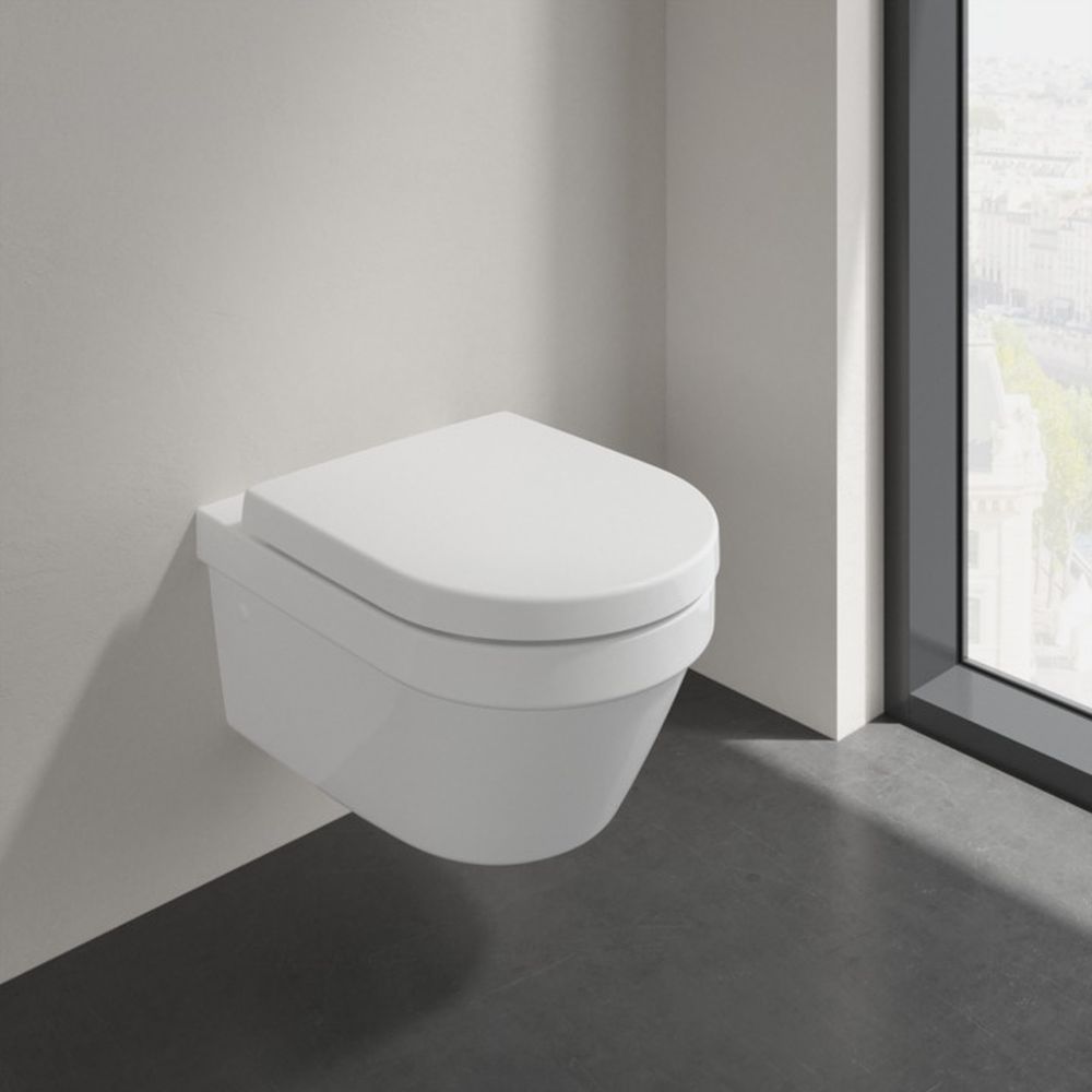 Vas wc suspendat rimless cu capac soft close Villeroy & Boch, Architectura [2]